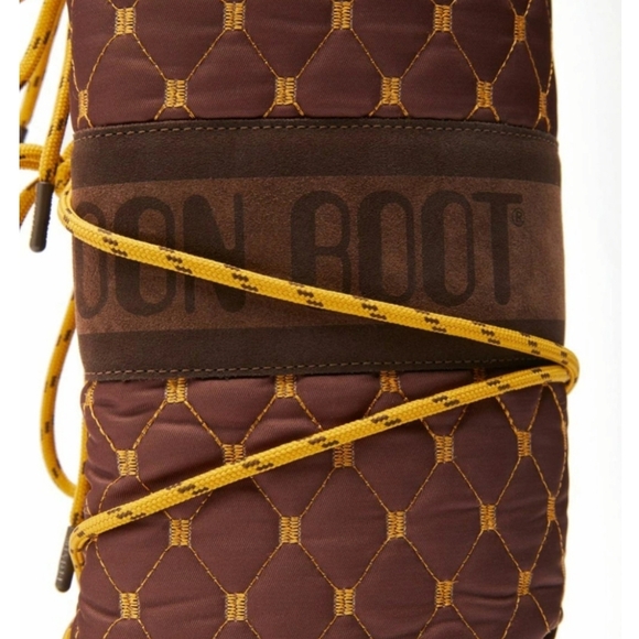 Moon Boot Icon suede quilted snow boots Brown Moon Boots Quilted Moon Boot Quilt - Picture 6 of 16
